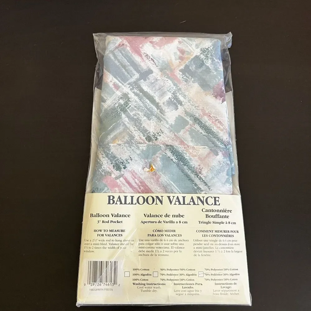 Vintage NWT Balloon Valance 72